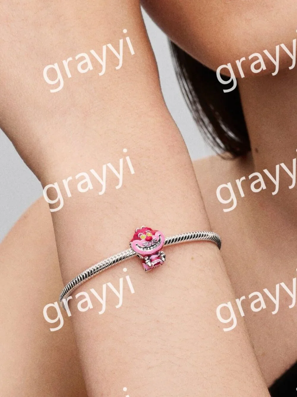 Pandora Disney Alice in Wonderland Cheshire Cat Charm